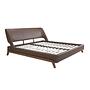 Faux leather bed Chocolate brown 7159 0