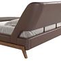 Kunstlederbett Schokobraun 7159 4