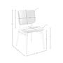 Fabric Chair Light Grey 4147 8