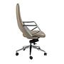 Faux leather desk chair Swivel Grey 4217 6