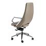 Faux leather desk chair Swivel Grey 4217 5