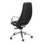 Faux Leather Office Chair Swivel Black 4218 6
