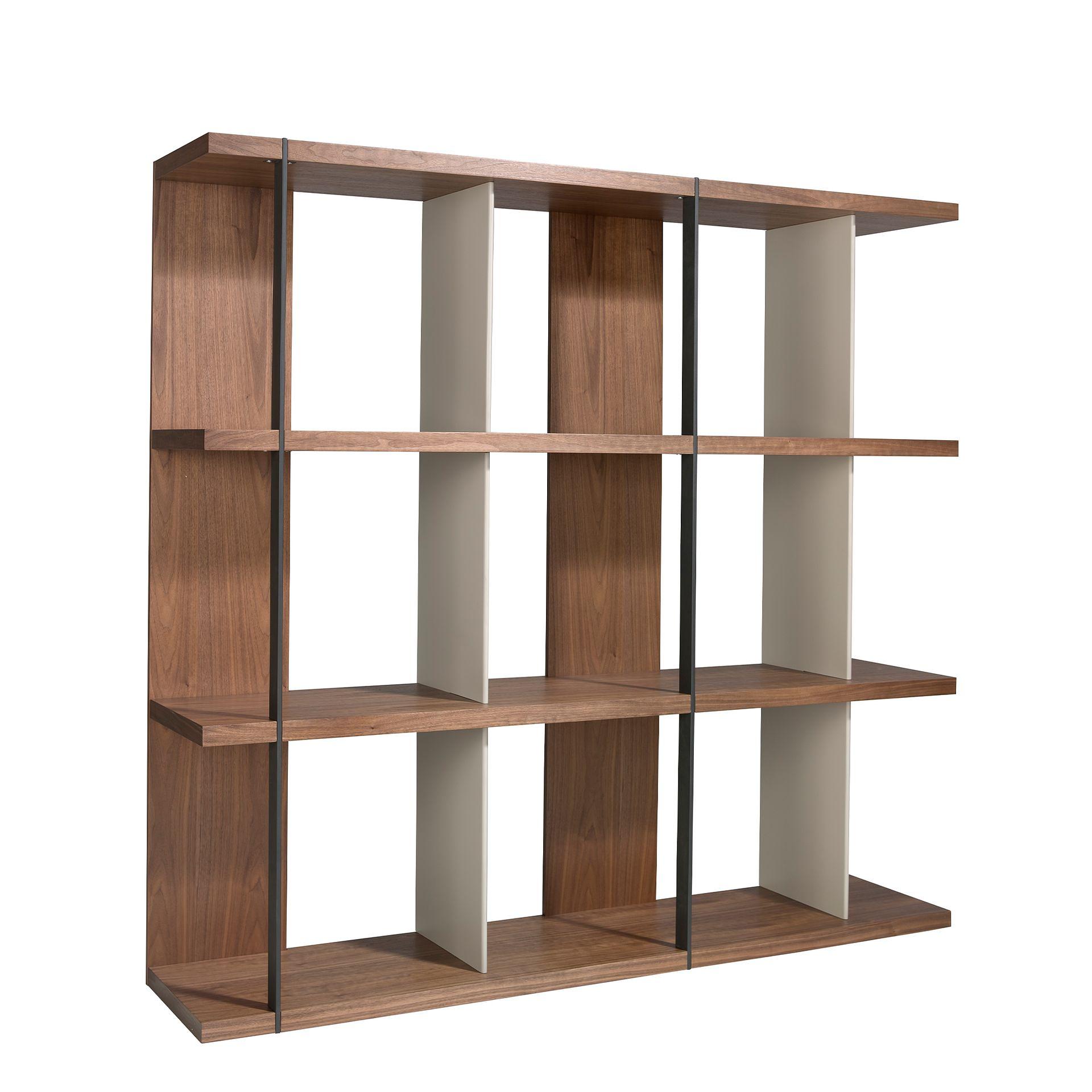 Regal Walnuss Holz Grau 3236 0
