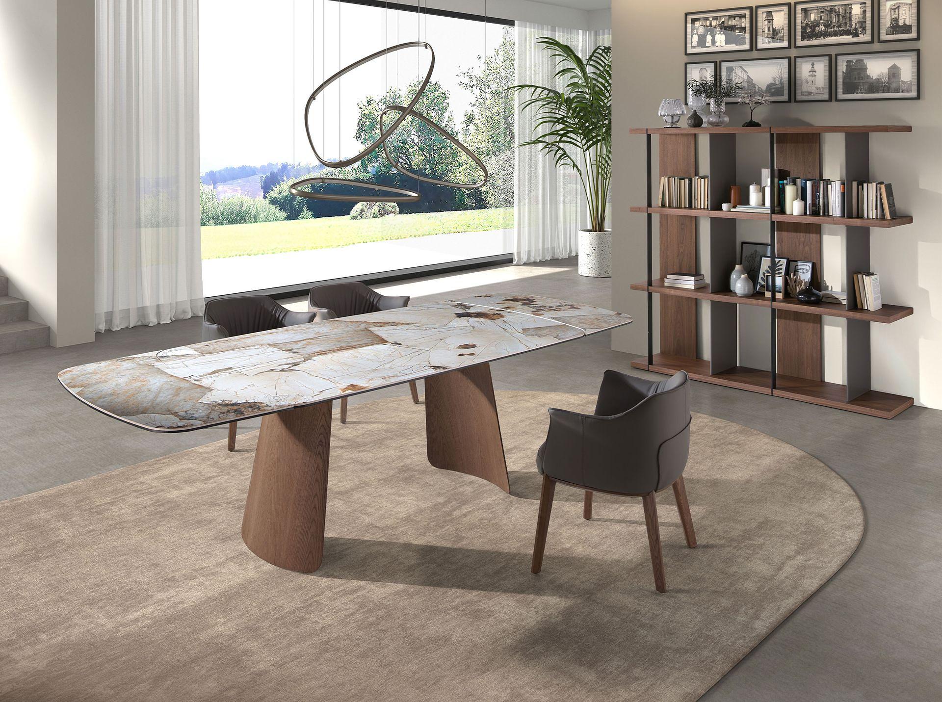 Regal Walnuss Holz Grau 3236 5
