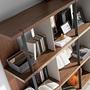 Regal Walnuss Holz Grau 3236 4