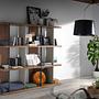 Shelf Walnut Wood Grey 3236 7