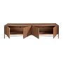 TV Stand Walnut Steel Dark 3240 5