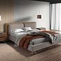 Bed Mink Faux Leather Fabric Grey 7154 2