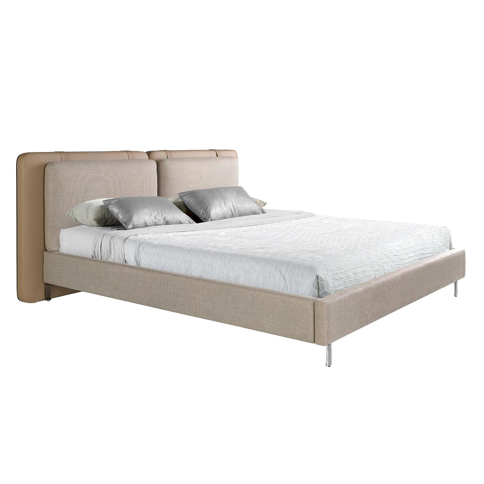 Bed Mink Faux Leather Fabric Grey 7154 5