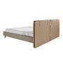 Bed Mink Faux Leather Fabric Grey 7154 7