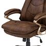 Loman Office Chair Microfiber Plastic Brown 3
