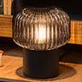 Jany Table Lamp Aluminum Opal Glass Black 0