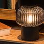Jany Table Lamp Aluminum Opal Glass Black 2