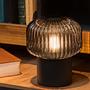 Jany Table Lamp Aluminum Opal Glass Black 3