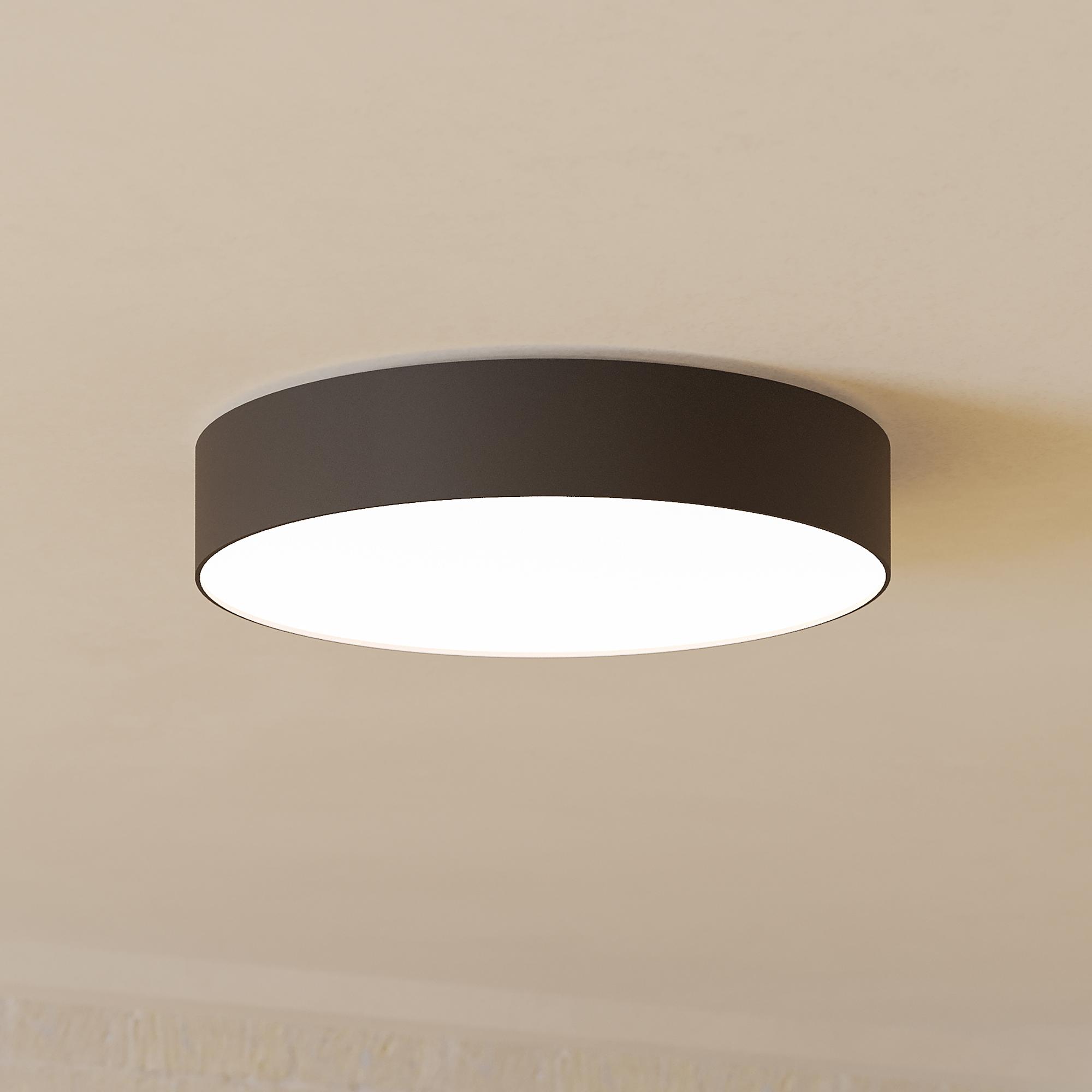 Gallizzi Z LED ceiling light 1-light plastic black 1
