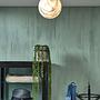 Carrara Ceiling Lamp 1-Light Colored Glass Grey Gold 2