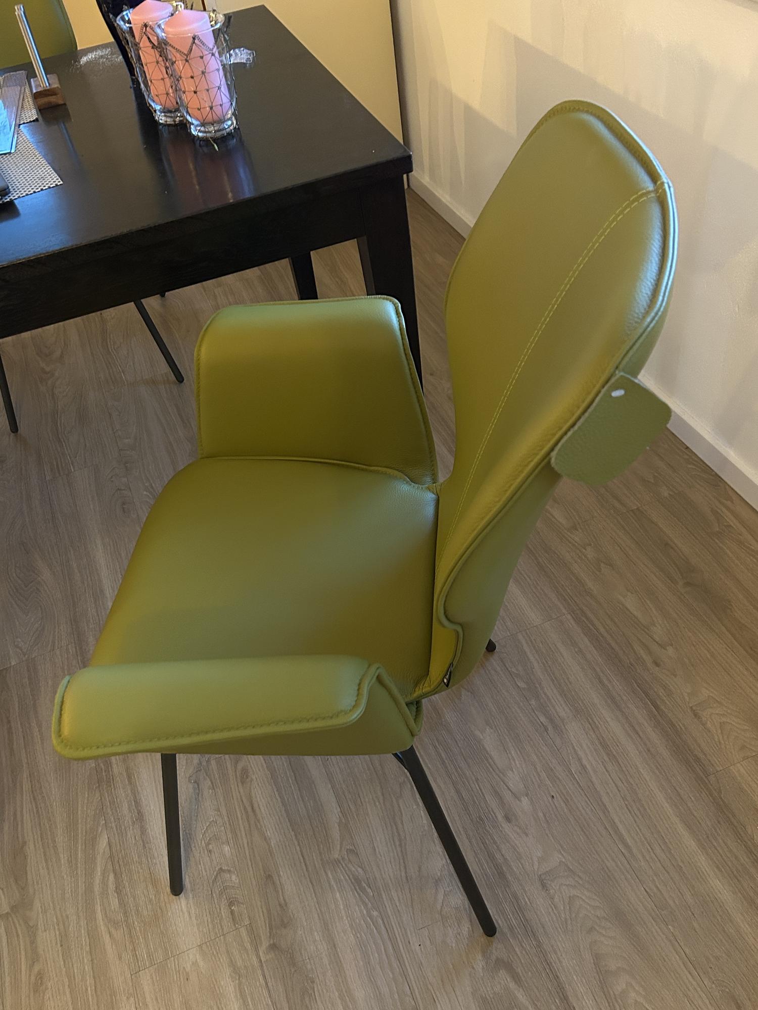 4x Nevio V1462 Armchair Leather 3