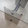 Couchtisch Glas Stein Metall 1960er Jahre  11