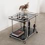 Barschrank Glas Metall 1970er Jahre 4
