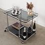 Bar cabinet glass metal 1970s 7