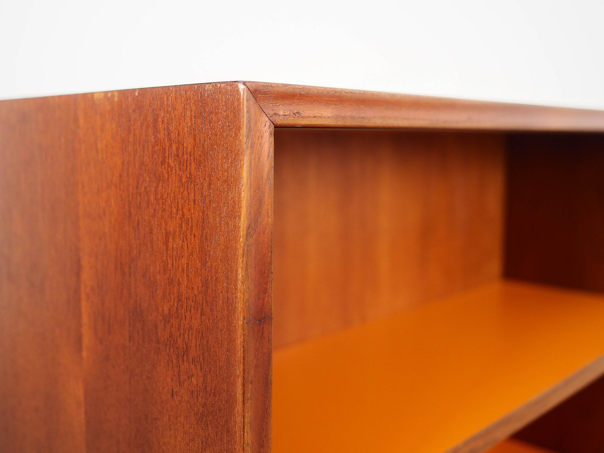 RT Möbel Bücherregal Teakfurnier 1970er Jahre 12