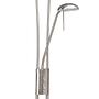 Finn LED uplighter 2-light Silver Iron 2