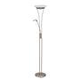 Finn LED uplighter 2-light Silver Iron 1