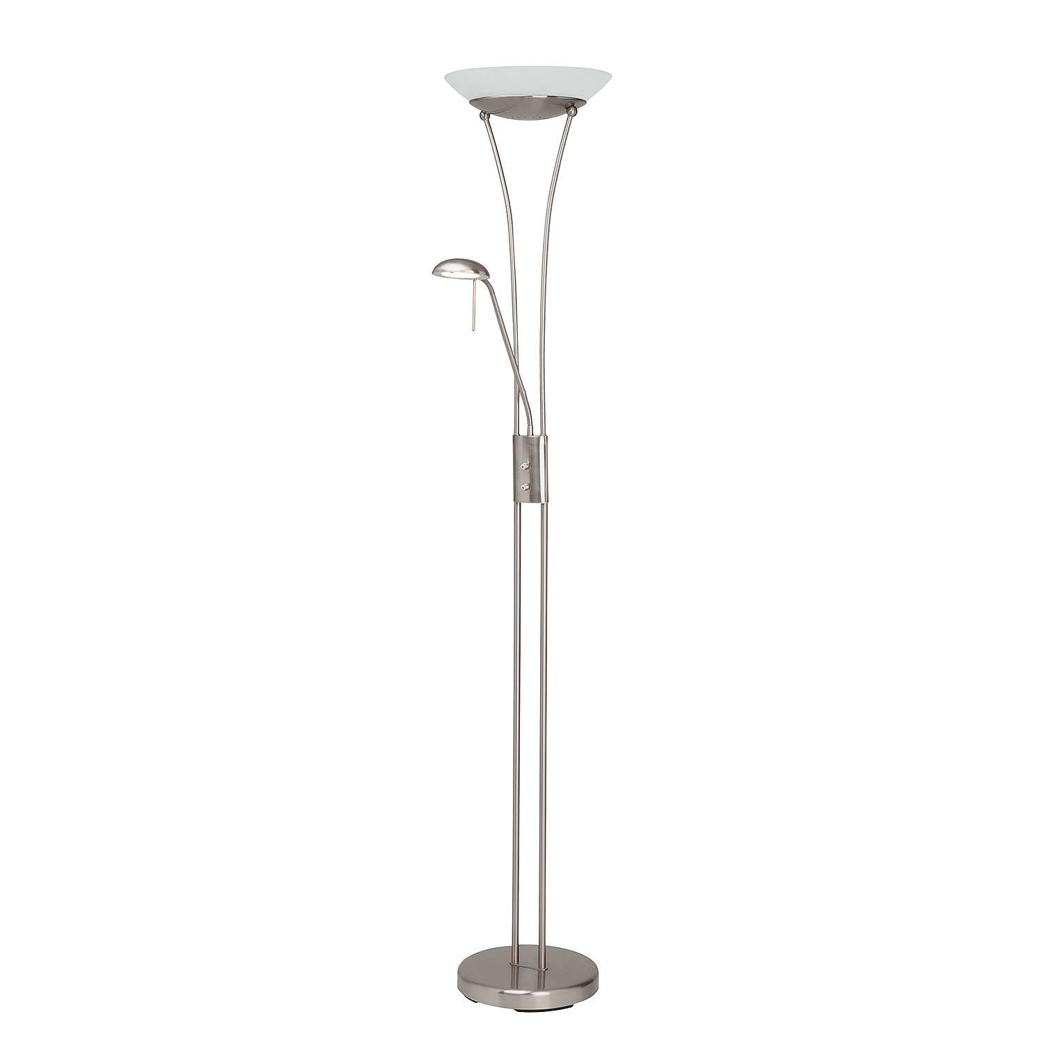 Finn LED uplighter 2-light Silver Iron 1