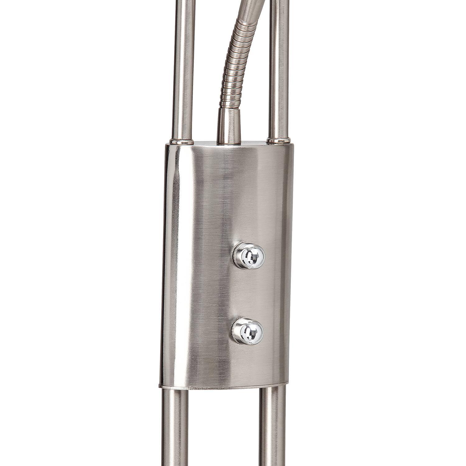 Finn LED uplighter 2-light Silver Iron 3