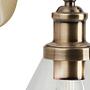Pyramid Wall Lamp Steel Brass 1