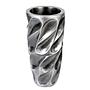 Drop Planter Synthetic Resin Silver Ø38 cm 1