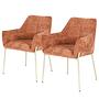 2x LEGRINA Armchair Orange 1