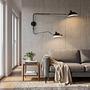 LENIX Wall Lamp 2-Light Iron 2
