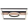 Maureen Pine LED Ceiling Light 1-Light TypeD Iron Black 0