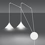 Abramo Pendant Light 2-Light Steel White 1