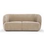 Design-Award-Winning Paula Sofa 2-Sitzer Danny Cream 2