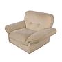 Soffio Sessel Stoff Creme 1970er Jahre 0