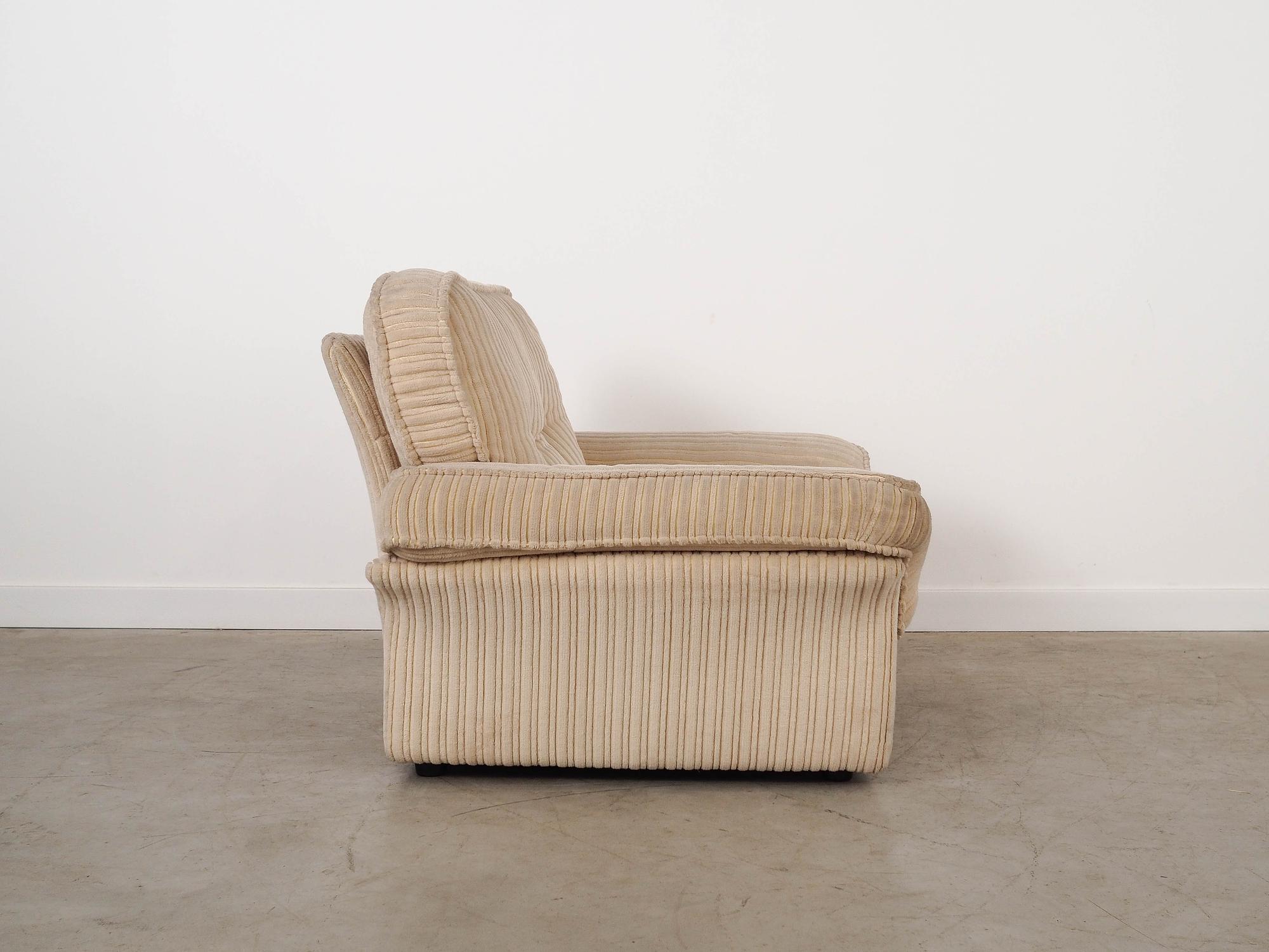 Soffio Armchair Fabric Cream 1970s 6