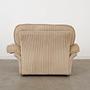 Soffio Sessel Stoff Creme 1970er Jahre 5
