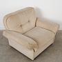 Soffio Armchair Fabric Cream 1970s 7