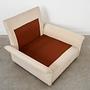 Soffio Armchair Fabric Cream 1970s 13