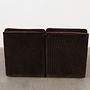 Busnelli Sofa Modular Leder Braun 1970er Jahre 7