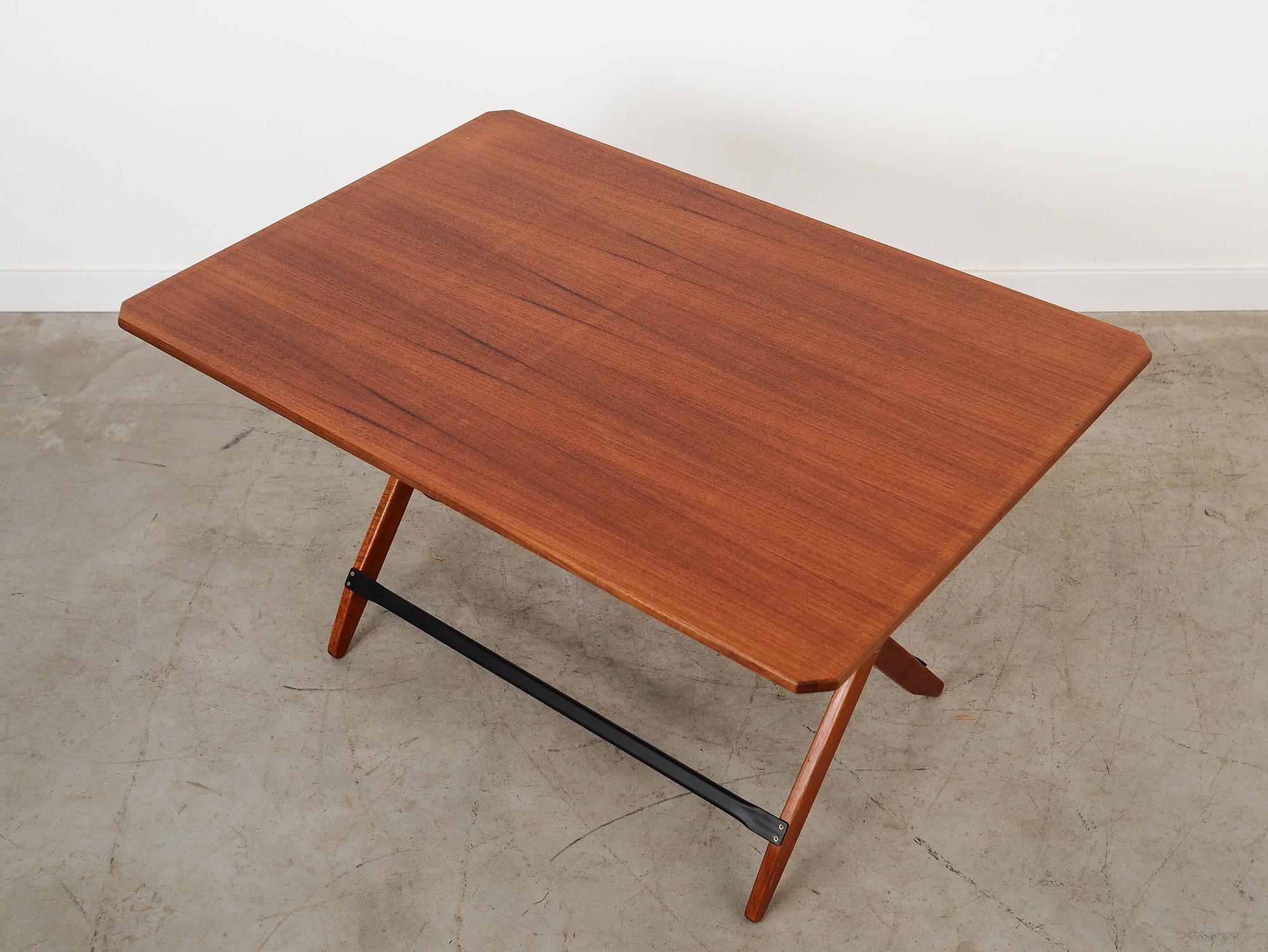 Folding Table Teak Brown 1970s 72x126.5 cm 5