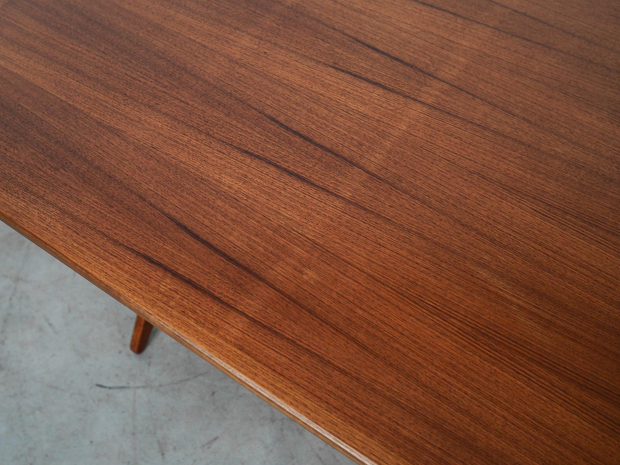 Klapptisch Teakholz Braun 1970er Jahre 72x126,5 cm 6