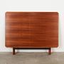 Klapptisch Teakholz Braun 1970er Jahre 72x126,5 cm 11