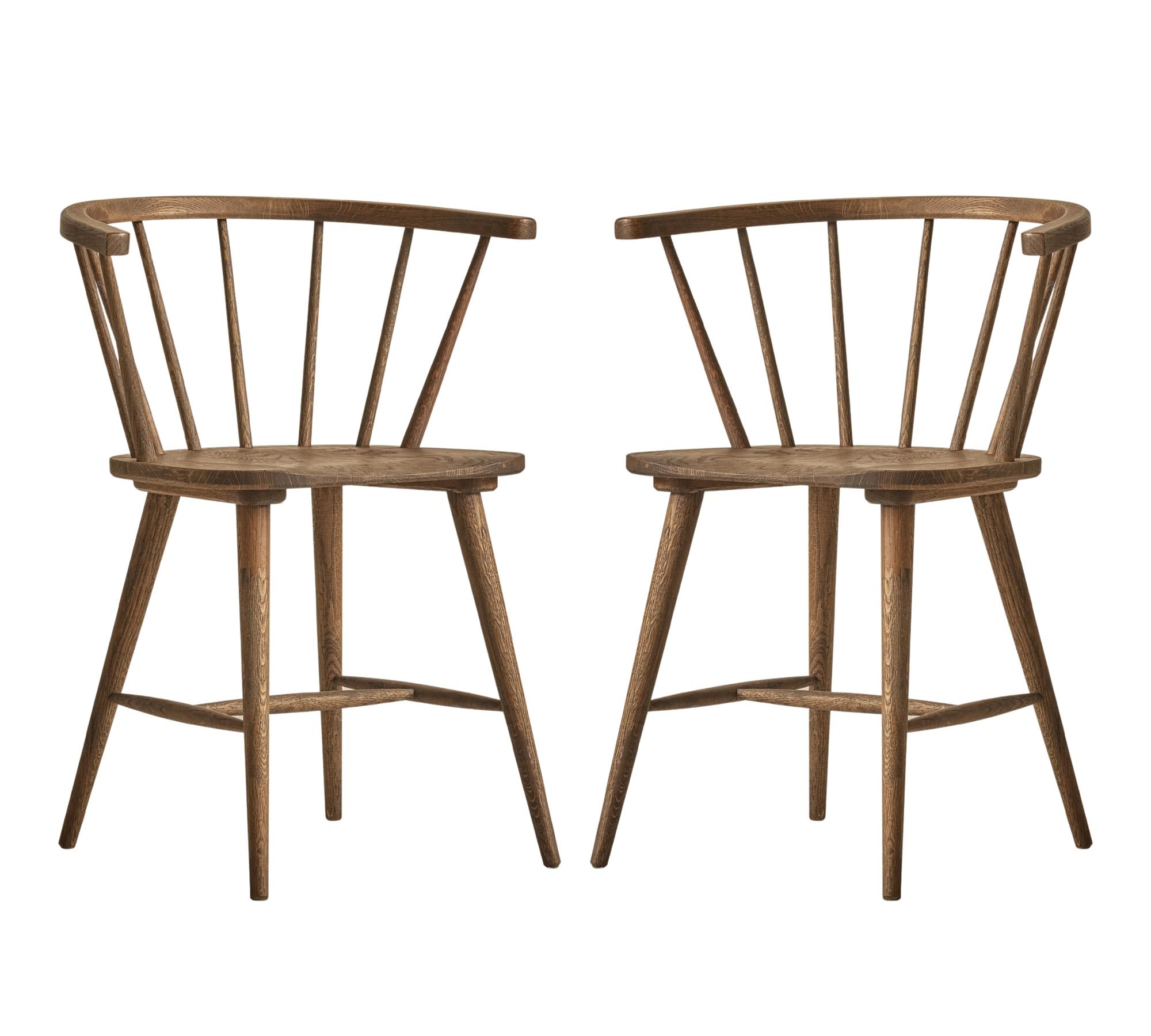 2x Svalan Stuhl-Set Geräucherte Eiche 1