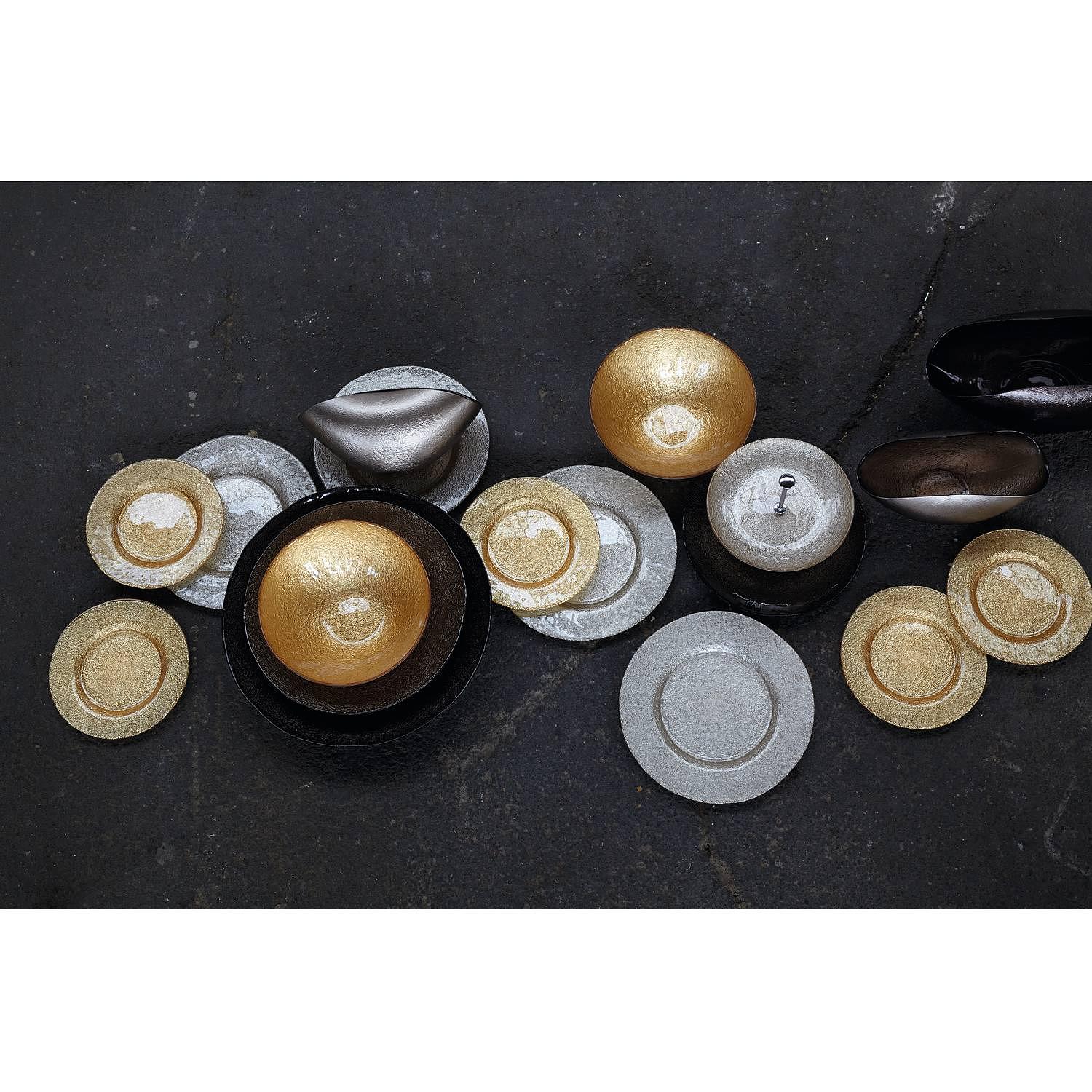 2x Como Bowl Soda-lime Glass Brown 2