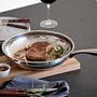 Grozy Frying Pan Stainless Steel Silver 4