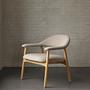 Mesita Lounge Chair Beige Bouclé Oak 2