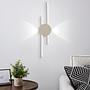 Venticello LED Ceiling Light 2-Light Aluminum Sand White 3